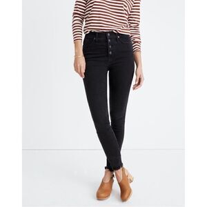 Madewell Tall 10" High Rise Skinny Jean Black
